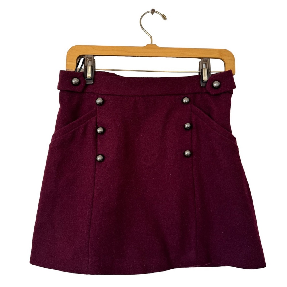 Women’s Skirt Burgundy Wine